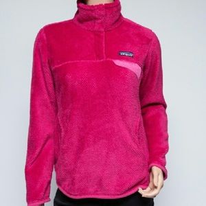 Patagonia Radient Magenta Re Tool Snap Pullover